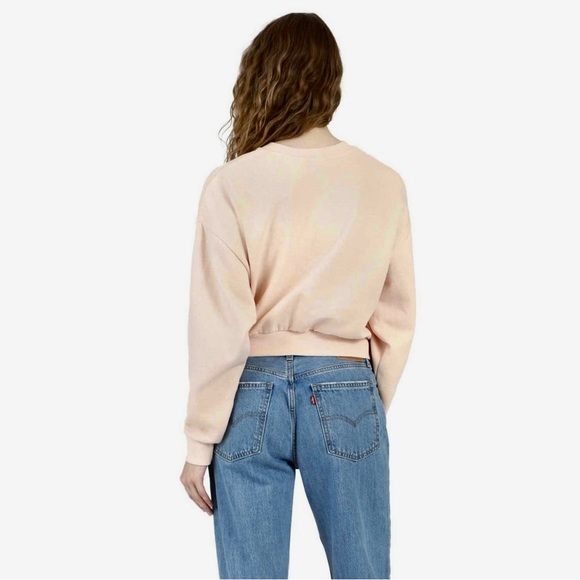 LEVI’S • Women’s Cropped Crewneck Pullover Sweatshirt - Picture 2 of 9